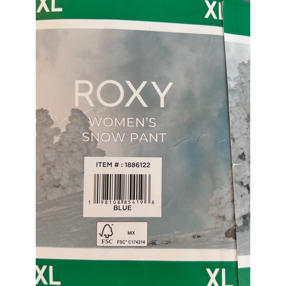 Roxy Women's Snow Pant - Light Blue - Picture 5 of 5